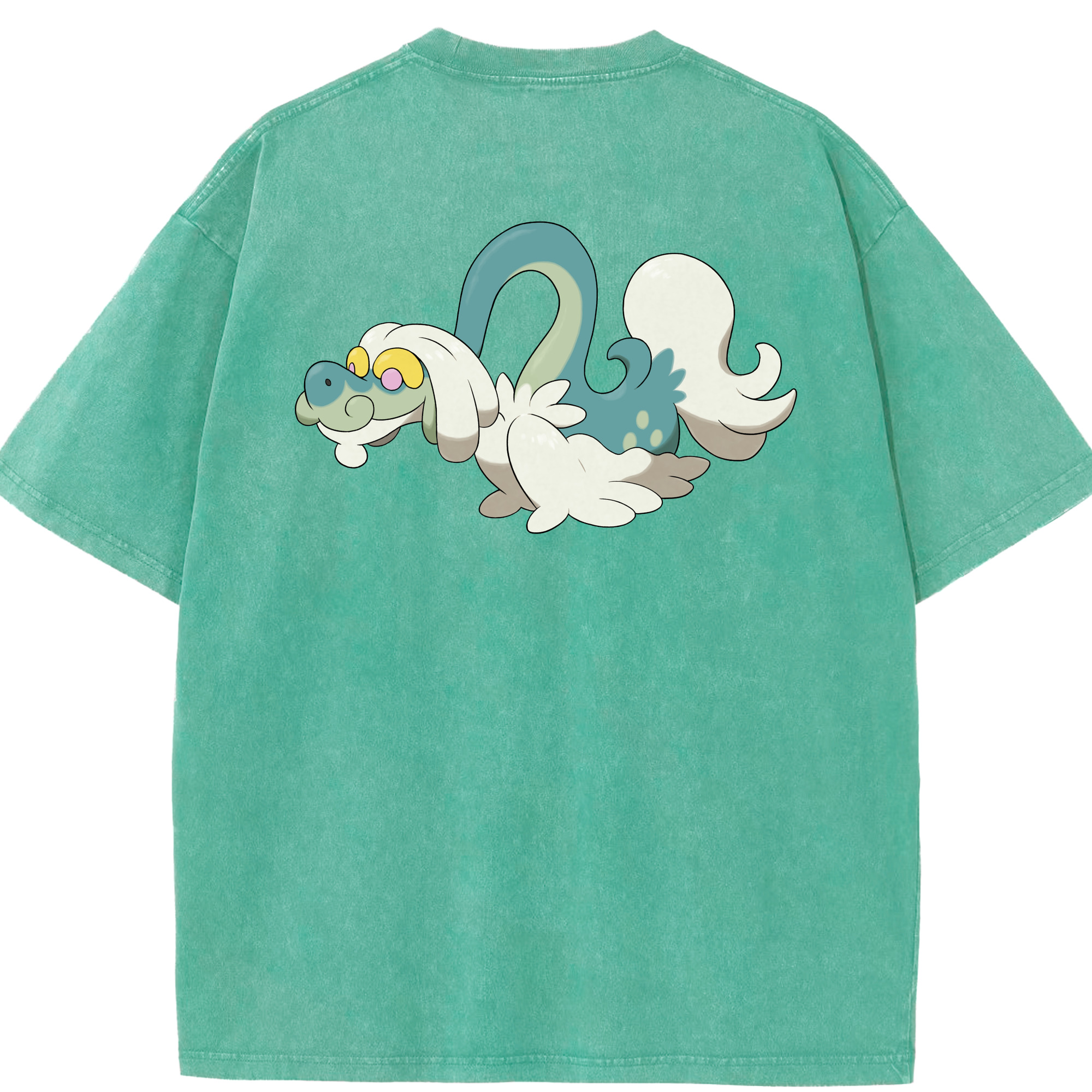 （画像用） ポケットモンスター Pokémon 綿100% ヴィンテージ風 半袖Tシャツ（背面プリント）